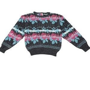 Vintage POPSICLE Brand Sweater sz Kids 6X Pullover